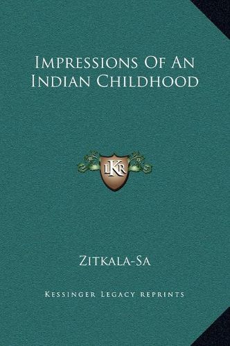 Cover image for Impressions of an Indian Childhood