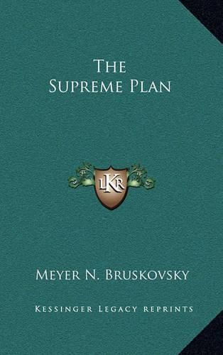 Cover image for The Supreme Plan
