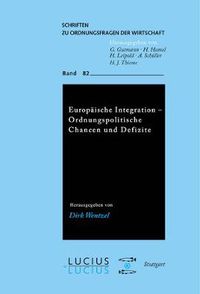 Cover image for Europaische Integration - Ordnungspolitische Chancen und Defizite