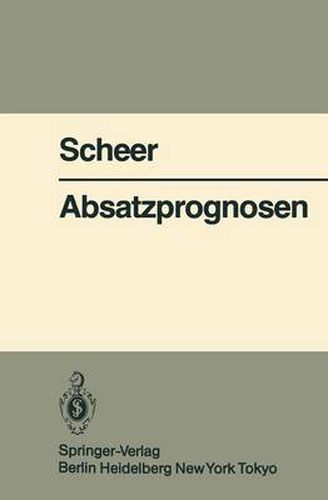 Cover image for Absatzprognosen