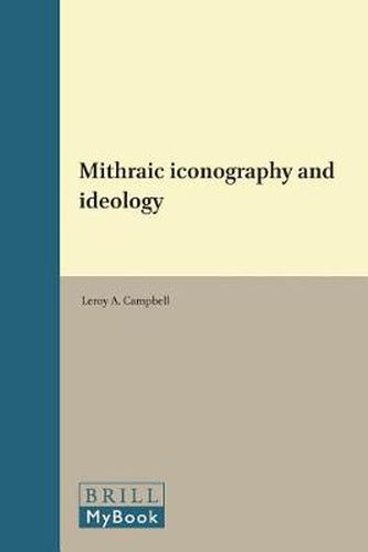 Cover image for Mithraic iconography and ideology