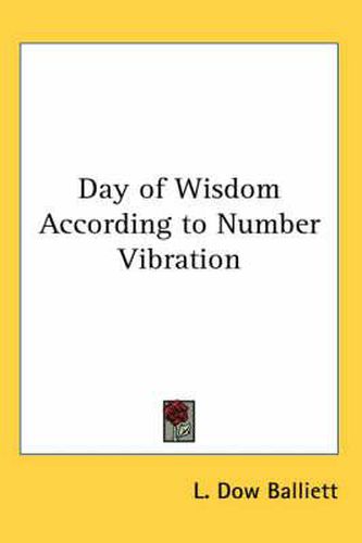 Cover image for Day of Wisdom According to Number Vibration