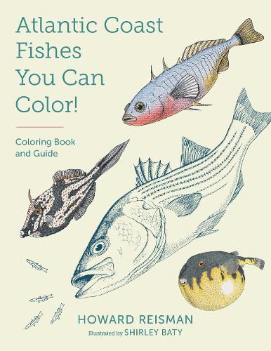 Cover image for Atlantic Coast Fishes You Can Color!: Coloring Book and Guide