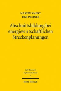 Cover image for Abschnittsbildung bei energiewirtschaftlichen Streckenplanungen