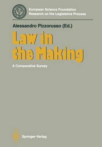 Cover image for Law in the Making: A Comparative Survey