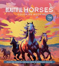 Cover image for Beautiful Horses Coloring Book