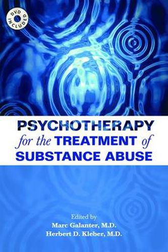 Cover image for Psychotherapy for the Treatment of Substance Abuse