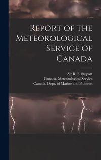 Cover image for Report of the Meteorological Service of Canada [microform]