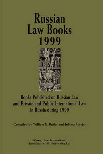 Cover image for Russian Law Books 1999