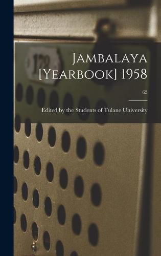 Cover image for Jambalaya [yearbook] 1958; 63