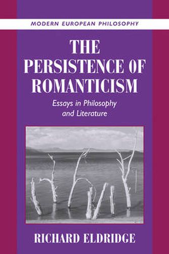 Cover image for The Persistence of Romanticism: Essays in Philosophy and Literature