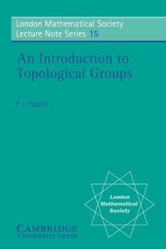 Cover image for An Introduction to Topological Groups