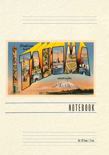 Cover image for Vintage Lined Notebook Greetings from Tacoma