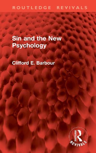 Cover image for Sin and the New Psychology