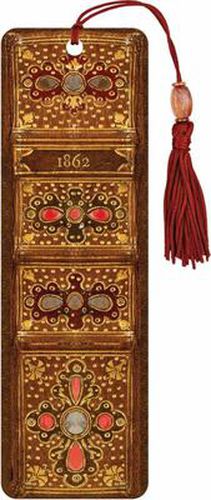 Cover image for Antique Book Spine Beaded Bookmark
