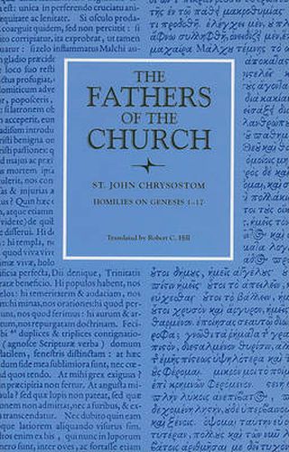Cover image for Homilies on Genesis 1-17, Volume 74