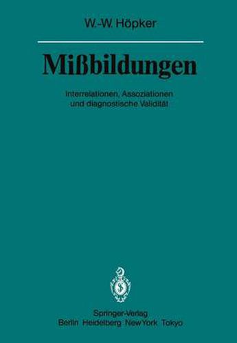 Cover image for Missbildungen