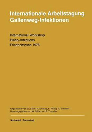 Cover image for Internationale Arbeitstagung Gallenweg-Infektionen