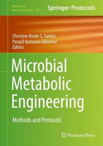 Cover image for Microbial Metabolic Engineering: Methods and Protocols