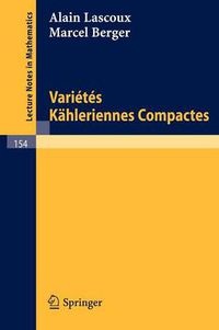 Cover image for Varietes Kahleriennes Compactes