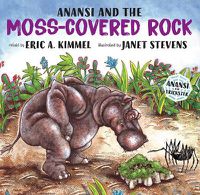 Cover image for Anansi and the Moss-Covered Rock