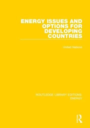 Cover image for Energy Issues and Options for Developing Countries