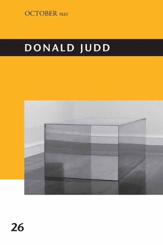 Cover image for Donald Judd