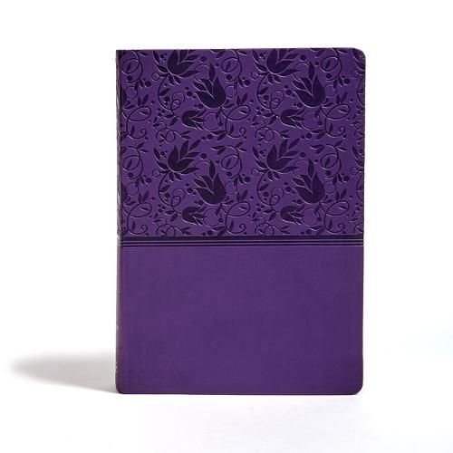 Cover image for KJV Super Giant Print Reference Bible, Purple LeatherTouch