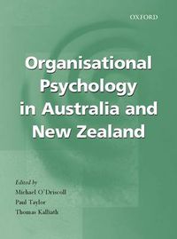 Cover image for Organisational Psychology in New Zealand and Australia