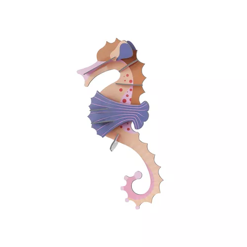 Cover image for Pink Seahorse Wall Art Sea Creatures (B7)