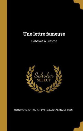 Cover image for Une lettre fameuse