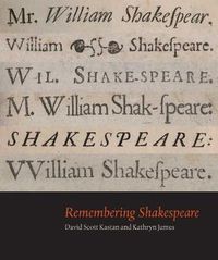 Cover image for Remembering Shakespeare