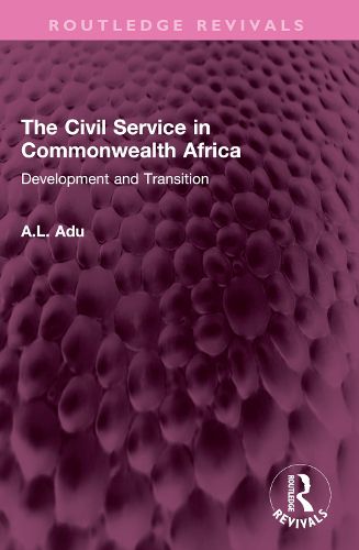 Cover image for The Civil Service in Commonwealth Africa