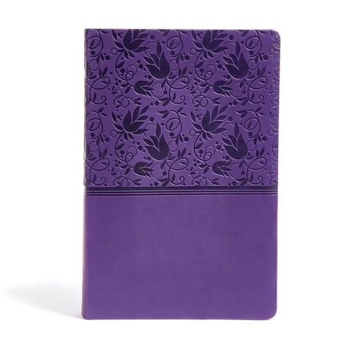 Cover image for KJV Super Giant Print Reference Bible, Purple LeatherTouch, Indexed
