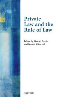 Cover image for Private Law and the Rule of Law