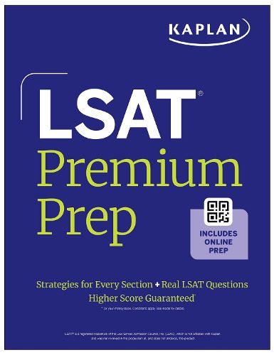 Cover image for LSAT Premium Prep (2025) Kaplan Test Prep: Master the Digital LSAT with Exclusive 99th-Percentile Instructor Videos, Data-Driven Strategies, and Official Practice