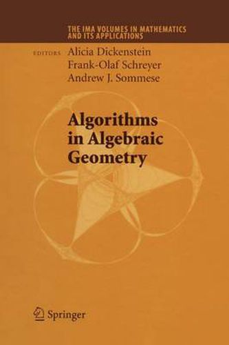 Cover image for Algorithms in Algebraic Geometry