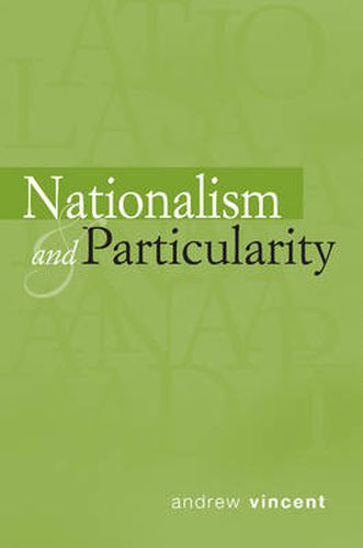 Cover image for Nationalism and Particularity