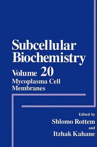 Cover image for Mycoplasma Cell Membranes