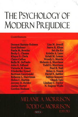 Cover image for Psychology of Modern Prejudice