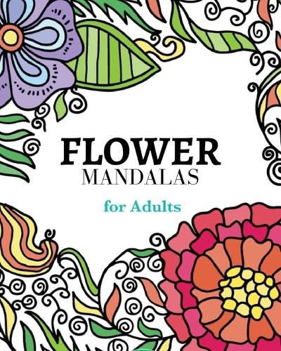 Flower Mandalas Coloring Book