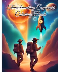 Cover image for Time-traveling Explorers Coloring Book