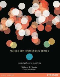 Cover image for Introduction to Analysis: Pearson New International Edition