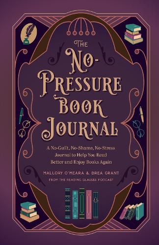 Cover image for The No-Pressure Book Journal