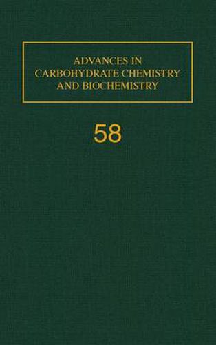 Cover image for Advances in Carbohydrate Chemistry and Biochemistry