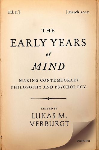 Cover image for The Early Years of Mind