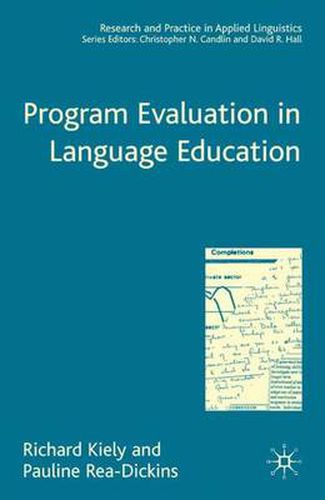 Cover image for Program Evaluation in Language Education