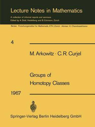 Cover image for Groups of Homotopy Classes: Rank formulas and homotopy-commutativity