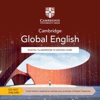 Cover image for Cambridge Global English Digital Classroom 10 Access Card (1 Year Site License)