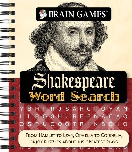 Cover image for Brain Games - Shakespeare Word Search